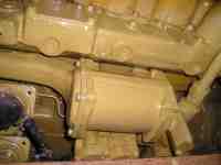 Oljekylen p� plats och m�lad