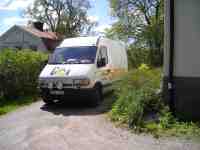 Servicebilen p� plats