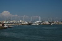 Vy �ver fiskehamnen och Sopromar