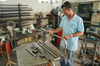 Ny badstege under tillverkning