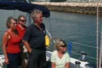 Tur med v�nnerna p� Aguila och Doublefun