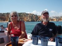 Tur med v�nnerna p� Aguila och Doublefun