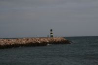 Gunilla vid inloppet