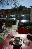 Eftermiddagskaffe p� stan