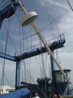 Mesanmasten bryts vid sj�s�ttning