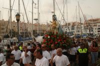 Fiesta f�r Virgin del Carmen, sj�m�nnens skyddshelgon