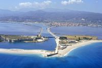 Kanalen mellan �n Levkas och fastlandet