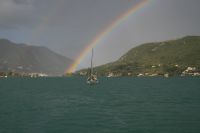 Regnb�ge �ver Ormos Vlikho