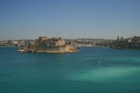 Utsikt mot Grand Harbour fr�n Valetta stad
