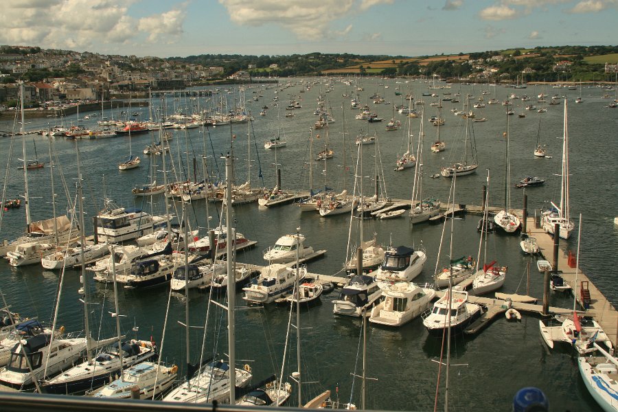 Vyer fr�n Falmouth, Cornwall