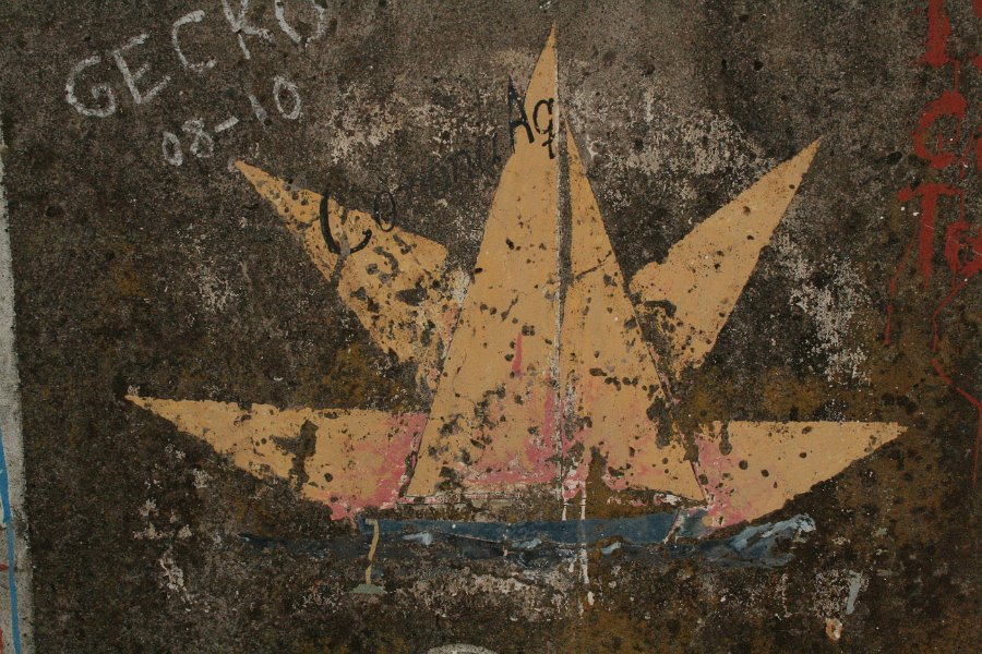 Loggor p� kajen i Funchal