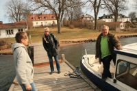 Stefan och Pia p� bes�k i kalla Norden