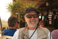 Paus p� Lindas strandbar