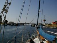 Bro�ppning i Falsterbo kanal