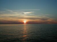 Solnedg�ng i �resund