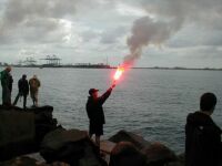 Magnus testar n�dbloss