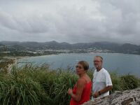 Rodney Bay fr�n Pigeon Island